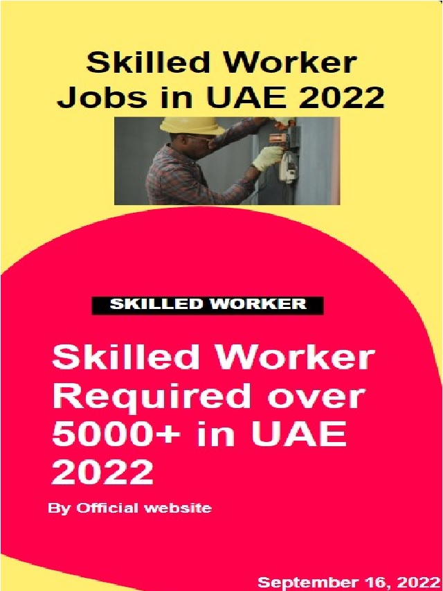 Jobs in UAE 2022