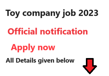 Toy company job 2023