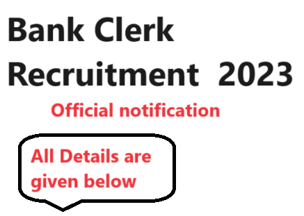 Bank vacancy 2024